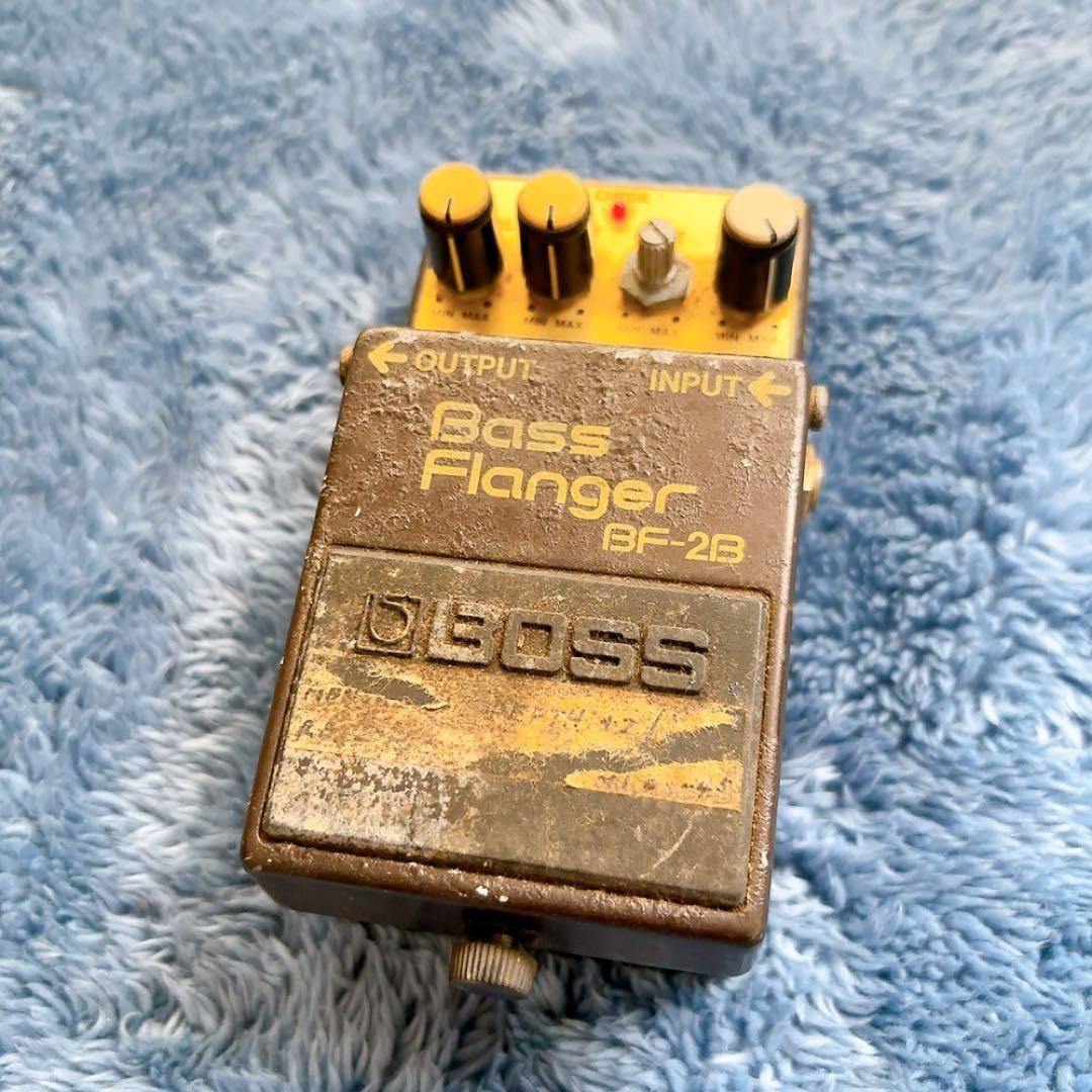 BOSS BF-2B Bass Flanger Vintage Discontinued Rare Musical Effect Pedal