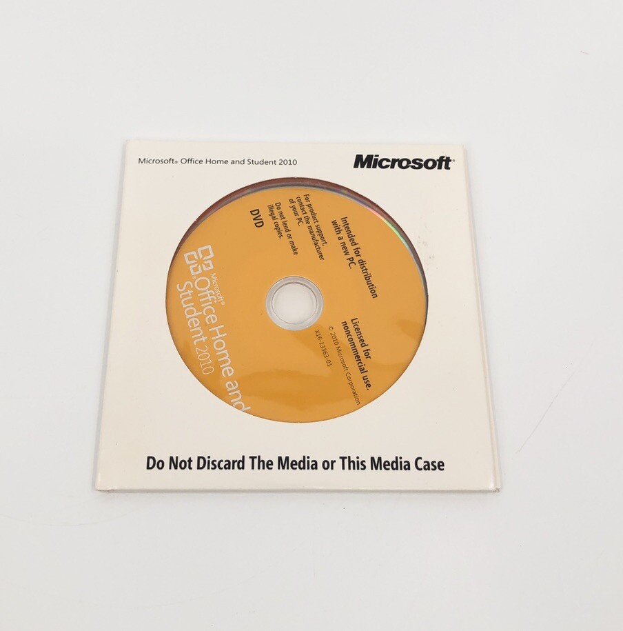 MS Microsoft Office 2010 Home and Student Unlimited -Noncommercial Use- OEM