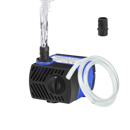 Mini bomba de agua sumergible 80GPH bomba de fuente de acuario