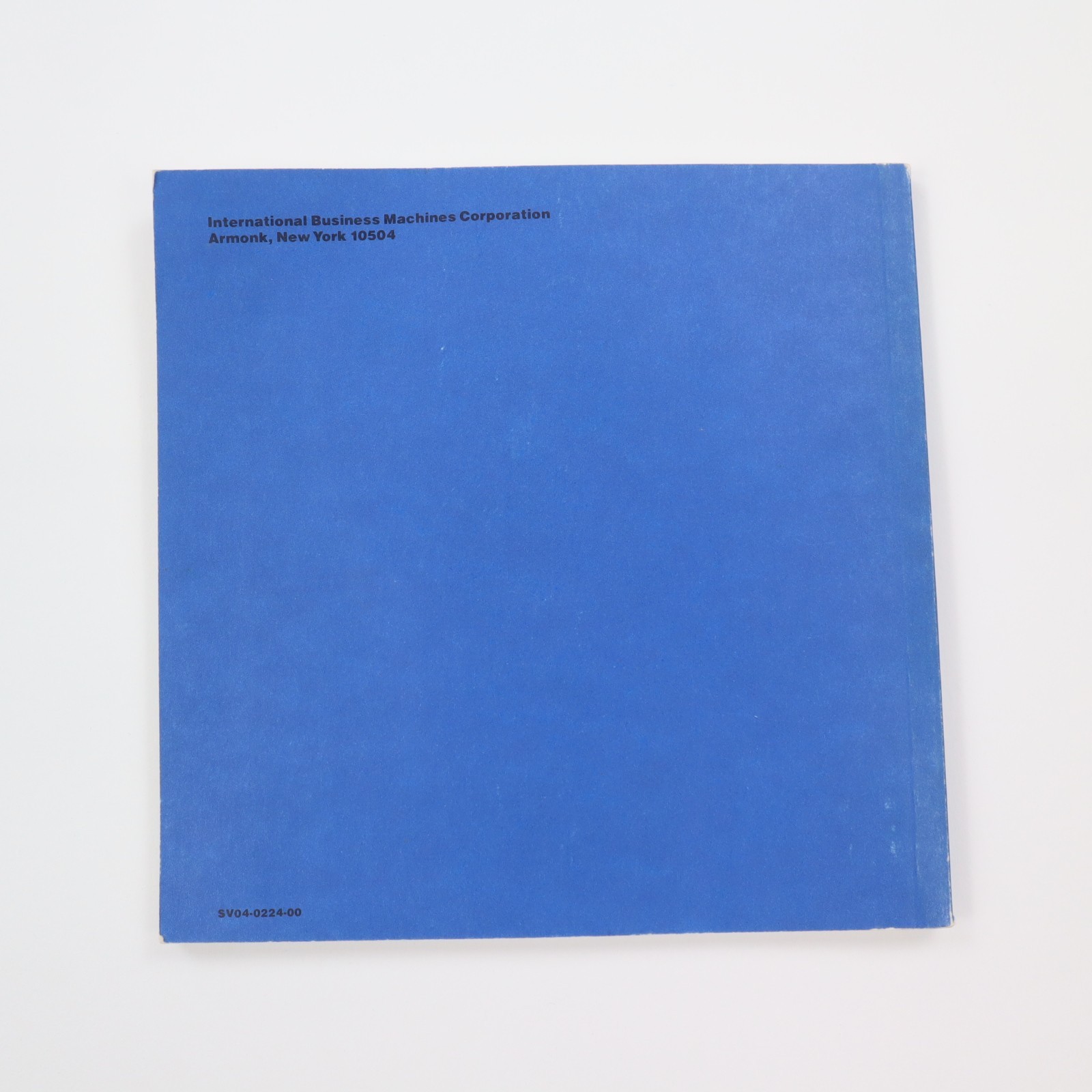 Vintage IBM Ergonomics Handbook 80-Page Pamphlet