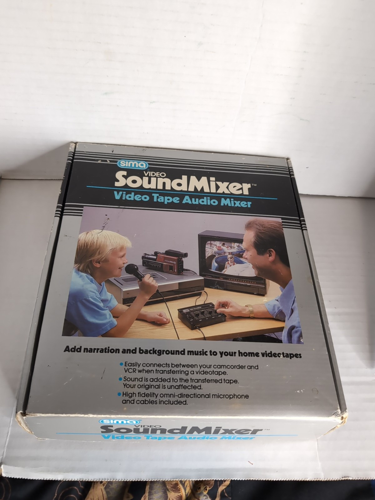 Video Tape Sound Audio Mixer  SIMA Vintage 1988 New Open Box
