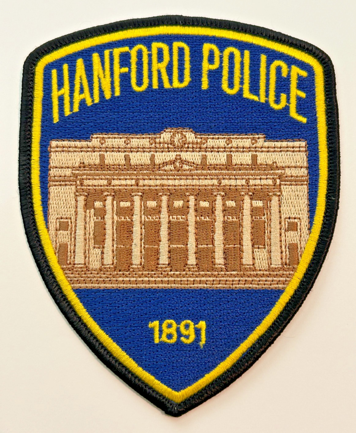 Old Hanford California Police Patch Unused