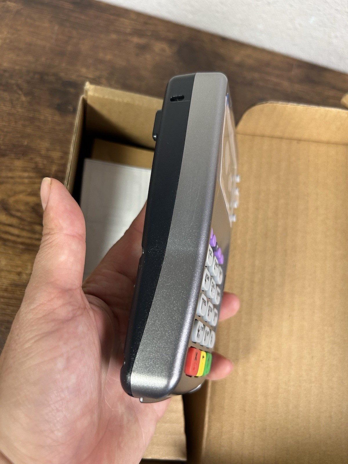VeriFone VX805 CTLS Pin Pad Tamper Chip/Card Reader -