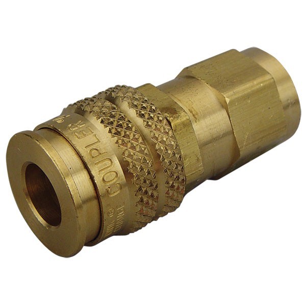 Milton 1/4'' Push-Type Female Thread Universal Quick Coupler #5420-00