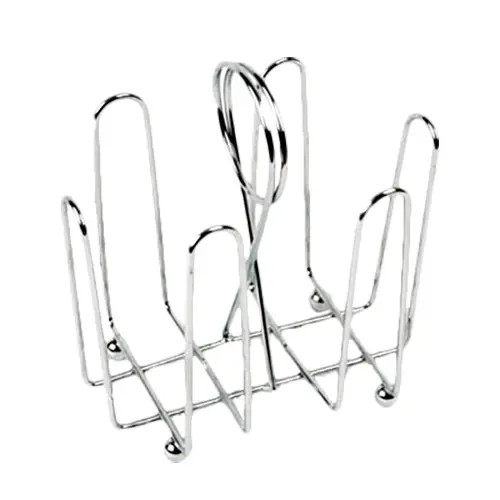 Thunder Group 4-1/2"x3-1/2"x5-1/2"H Chrome Plated Wire Sugar Packet Holder