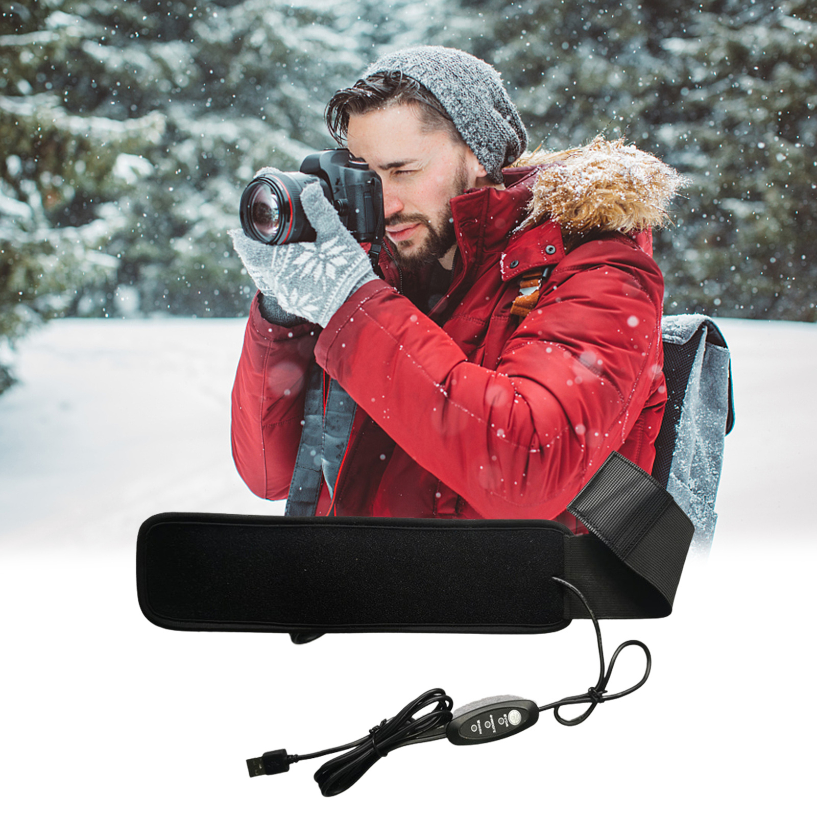 Camera Lens Dew Heater Strip USB Lens Warmer For Telescopes And Camera Lens Temp