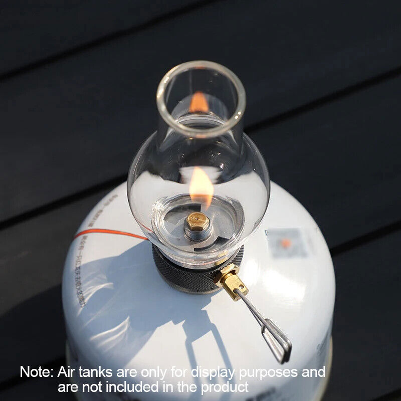 Portable Camping Gas Candle Lamp Light Compact Butane Gas Light Use for Outdoor