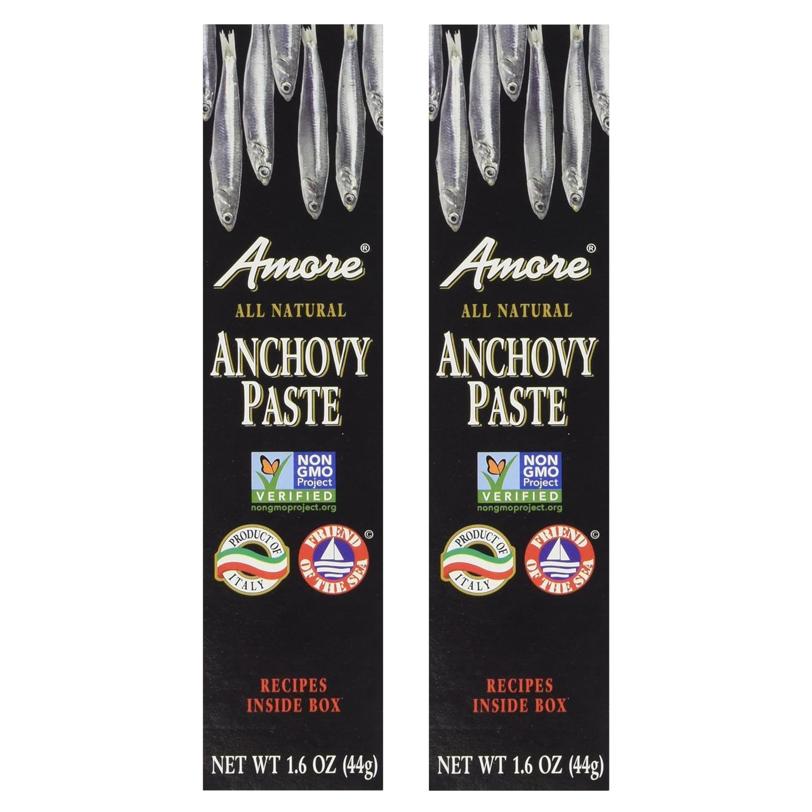 Amore - Italian Anchovy Paste, (2)- 1.6 oz. Tubes Ounce (Pack of 2)