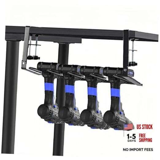CanKing Drill Holder Table Mount 16.6 Inch Clamp under BK-ClampShelfA1