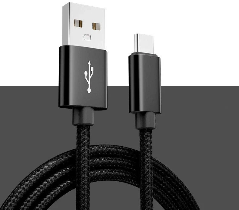 Braided USB to Type-C Fast Charging Data SYNC Charger Cable Cord 1/3/6/10FT Lot
