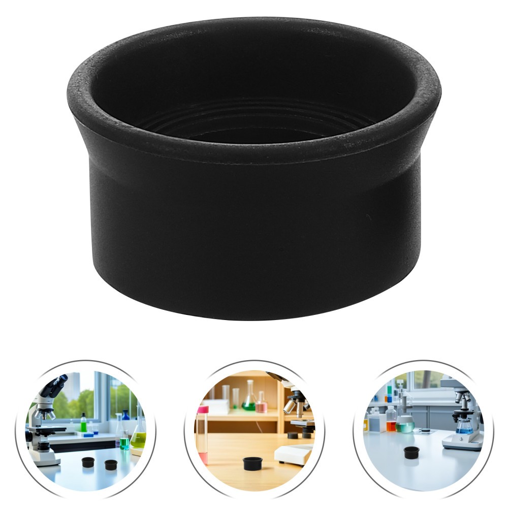 3 Pcs Binocular Rubber Eyepiece Eyecups for Microscopes Cover Replacement