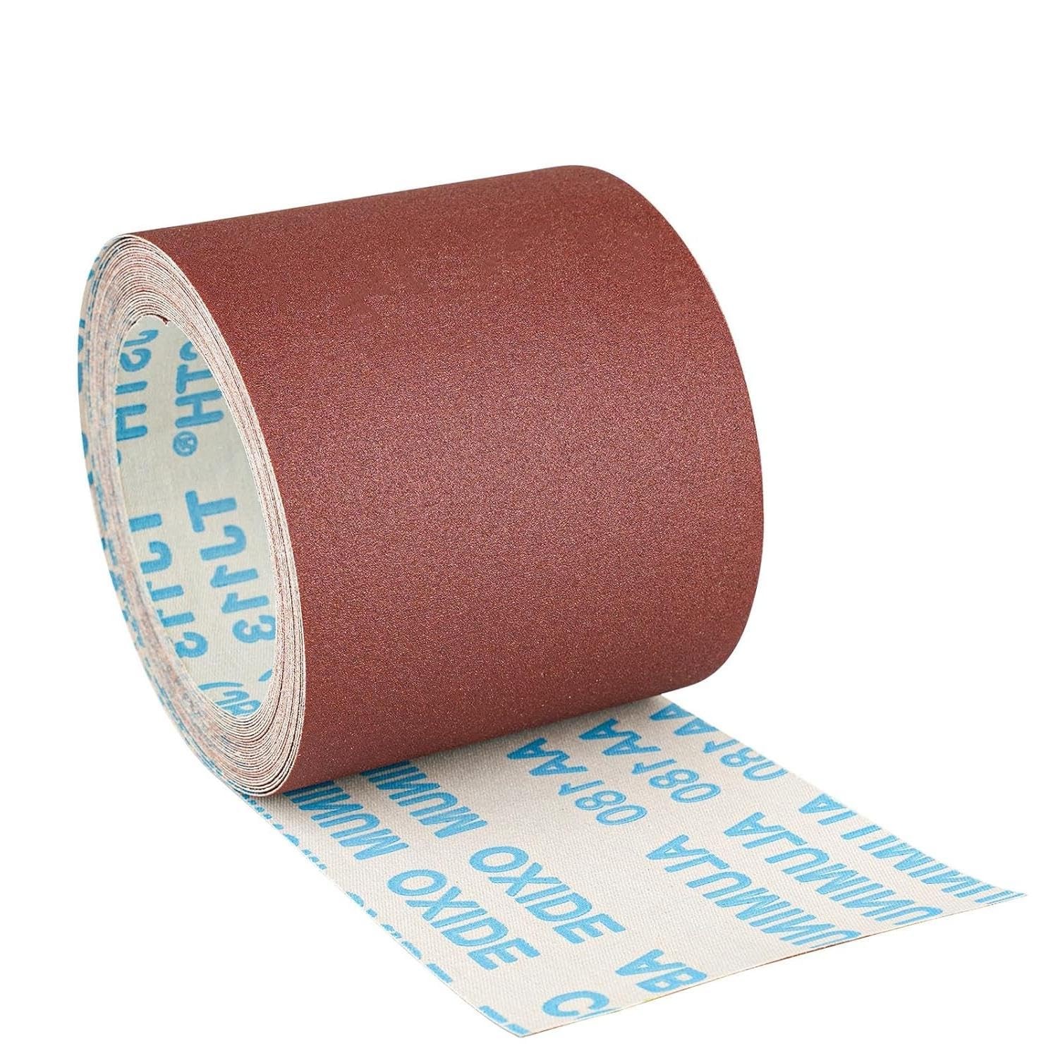 180 Grit Sandpaper Roll 3 X 32.8 Aluminum Oxide Emery Cloth Abrasive Polishing