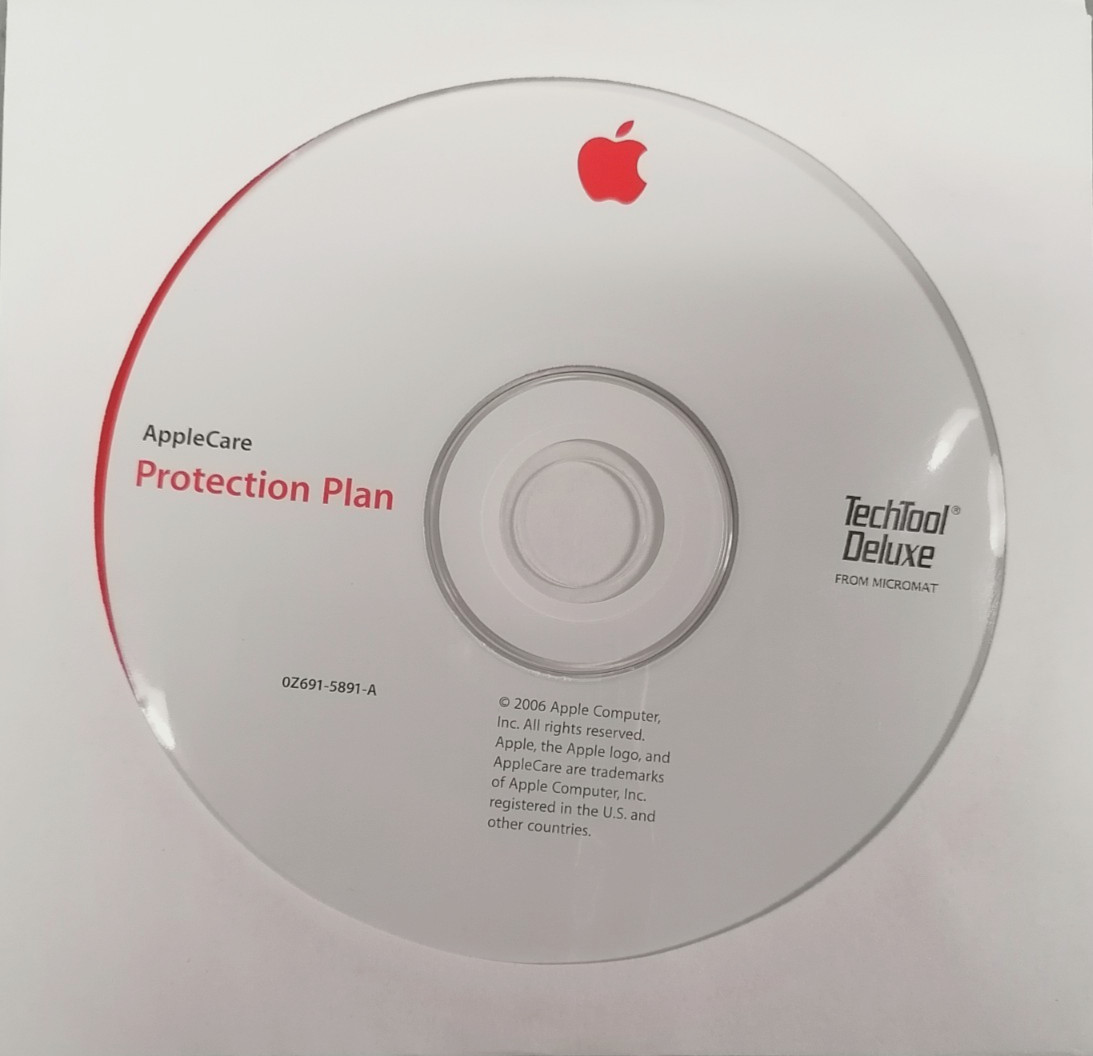 2006 AppleCare Protection Plan PN:0Z691-5891-A