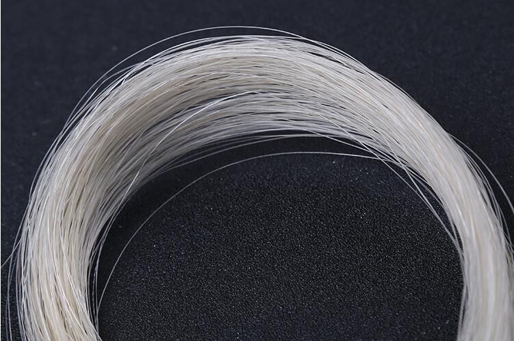 32'' Length Natural White Horse Mongolia Tail Viola Cello Erhu Bow Hairs