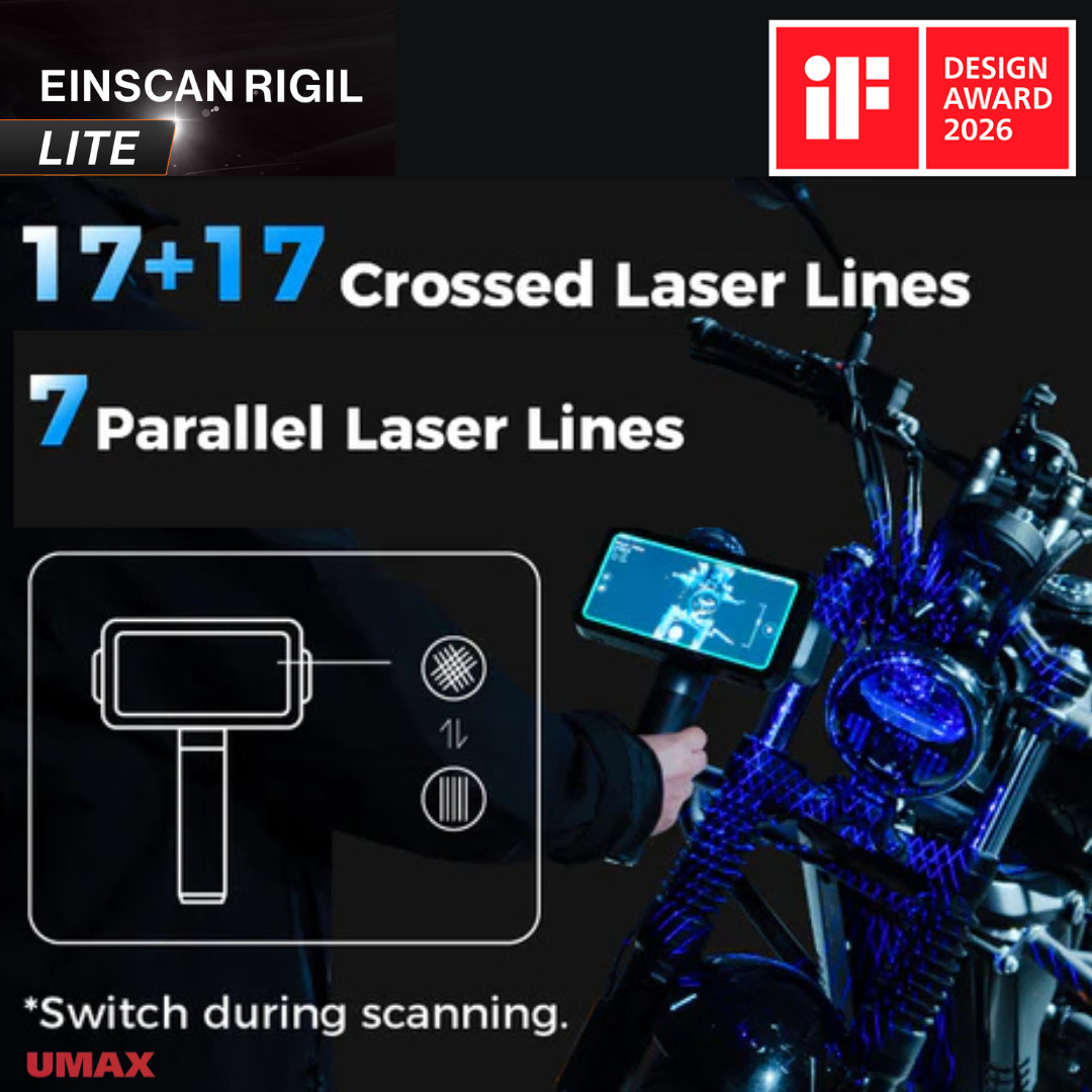 Shining 3D EinScan Rigil Lite Wireless 3D Scanner Laser for 3D Printing