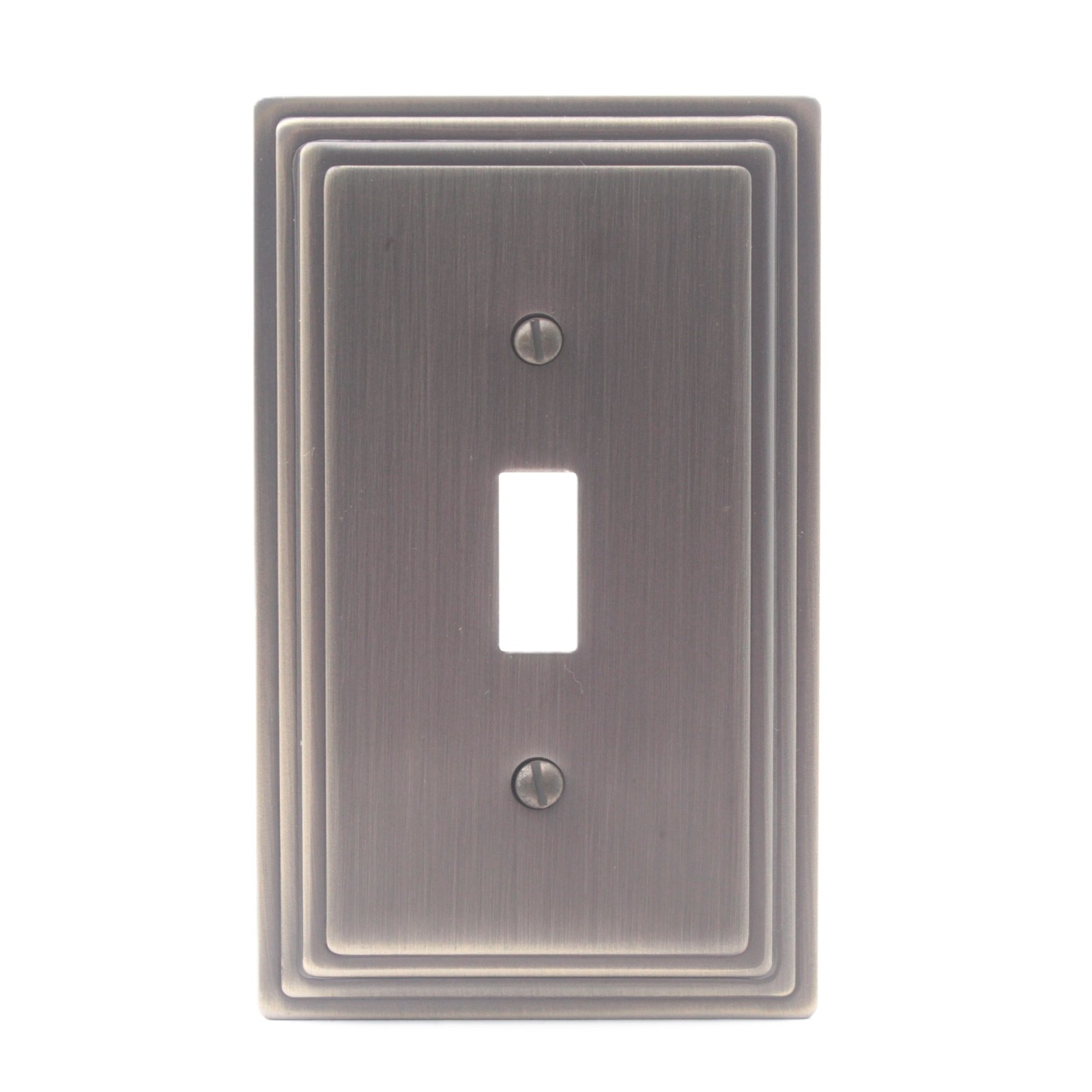 Leviton 89601-STB Brushed Brass Metal 1-Gang Switch Cover Wall Plate Switchplate