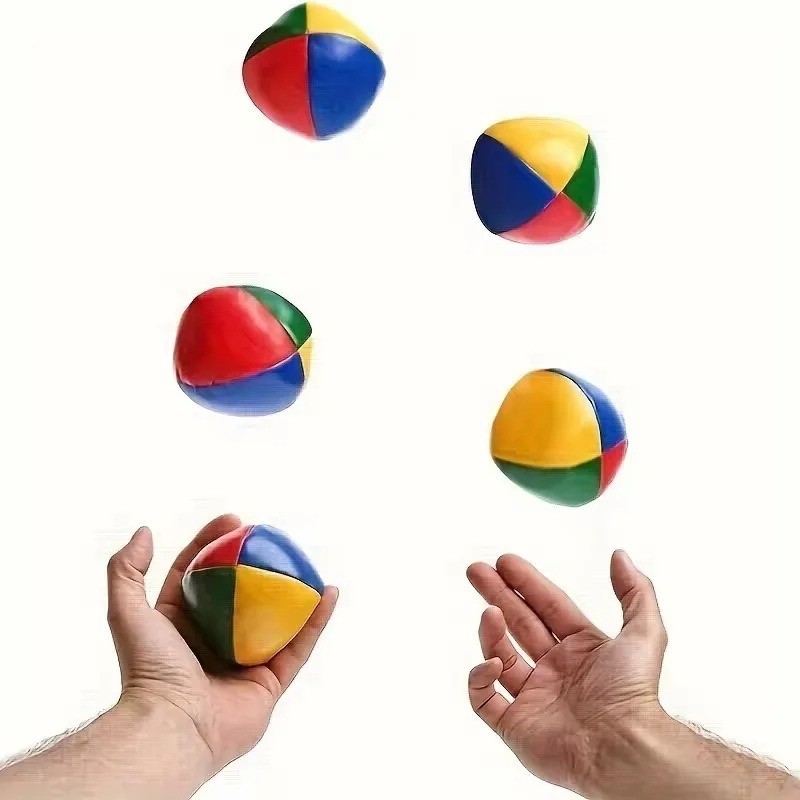 PVC Juggling Balls Set 1/3/6/12PCS Beginner Circus Skill Training Toy