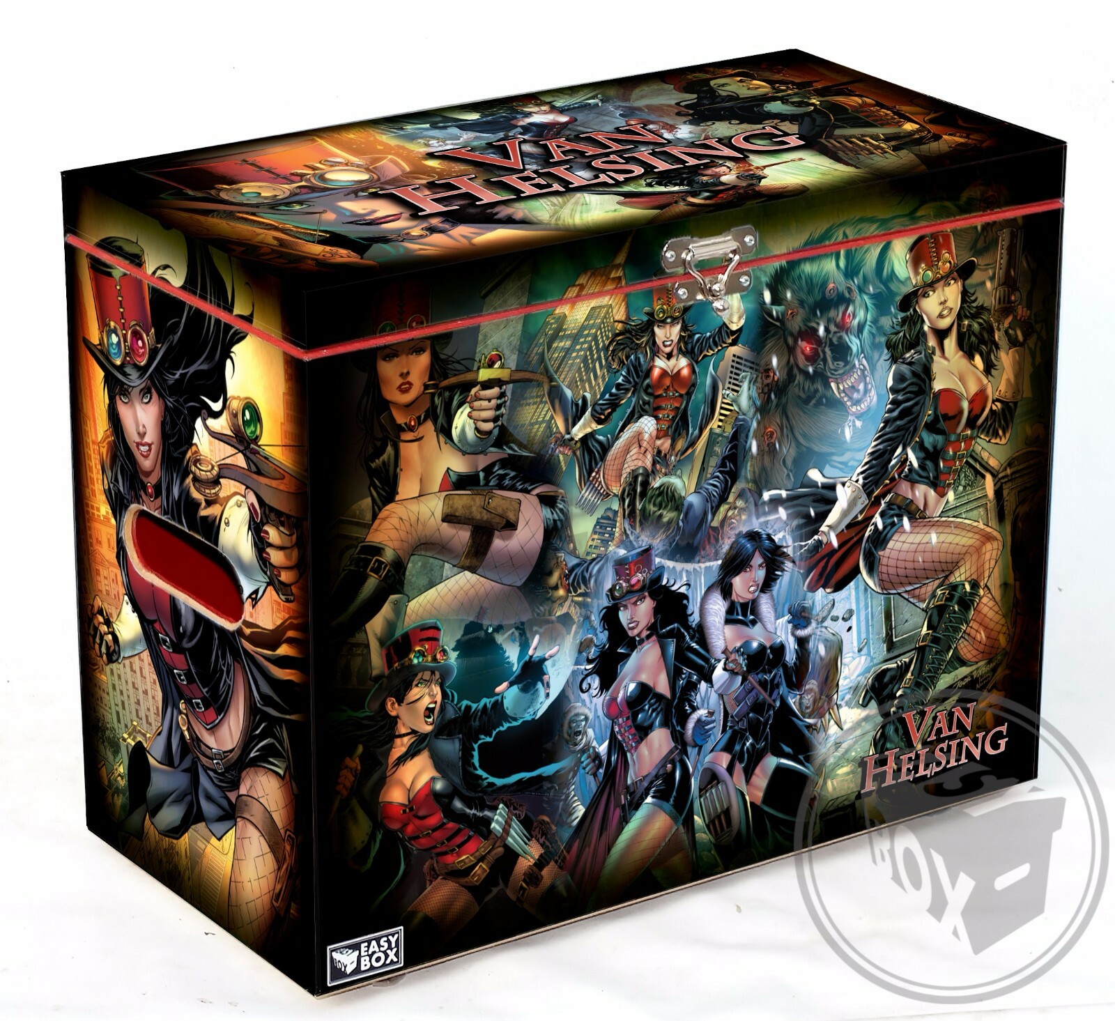 Van Helsing - Large Comic Book Hard Storage Box Chest MDF