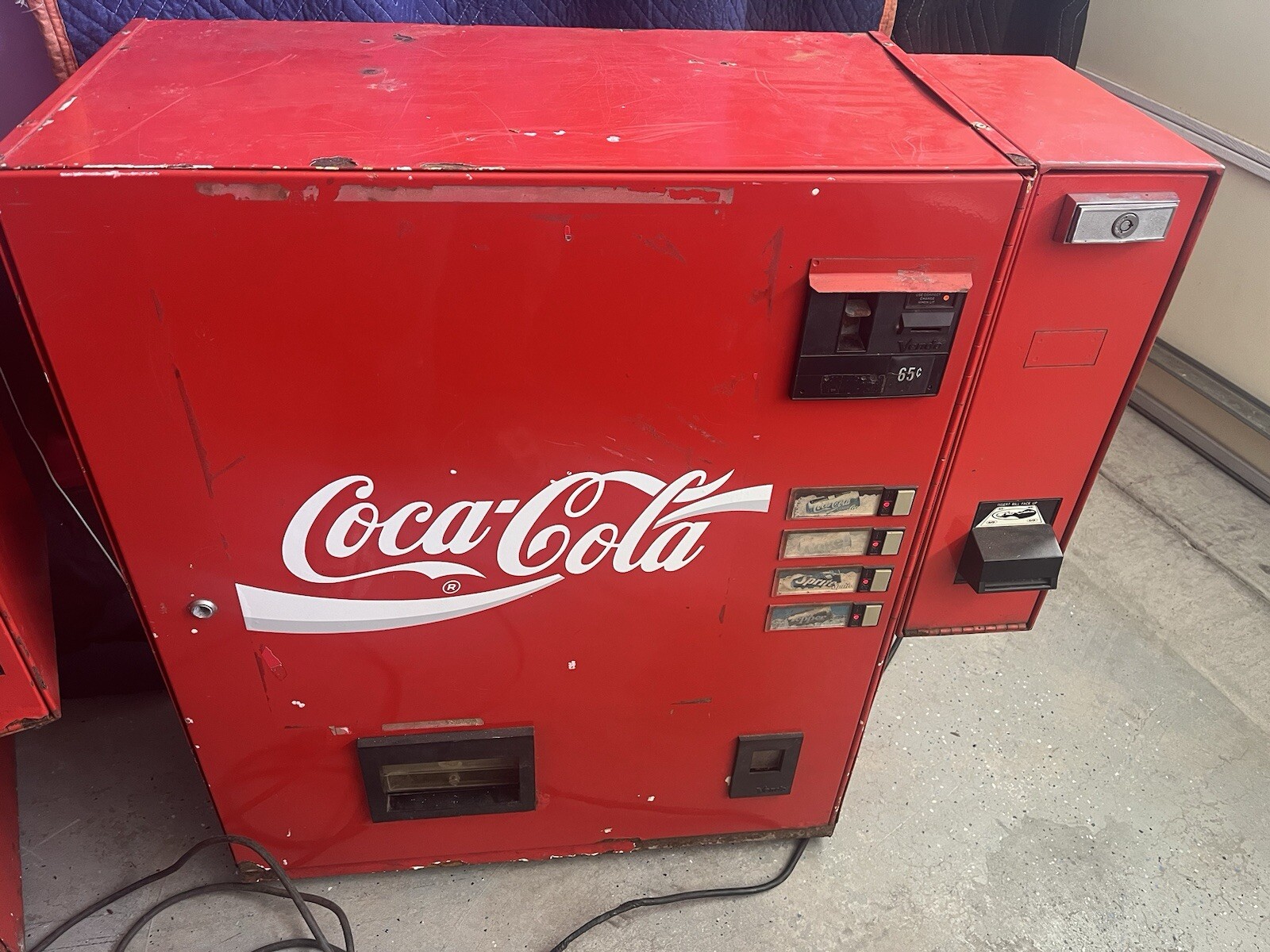 LOT of 2 Vendo V73 RARE Coca-Cola Can Machines w/Manuals LOCAL PICKUP Heavy