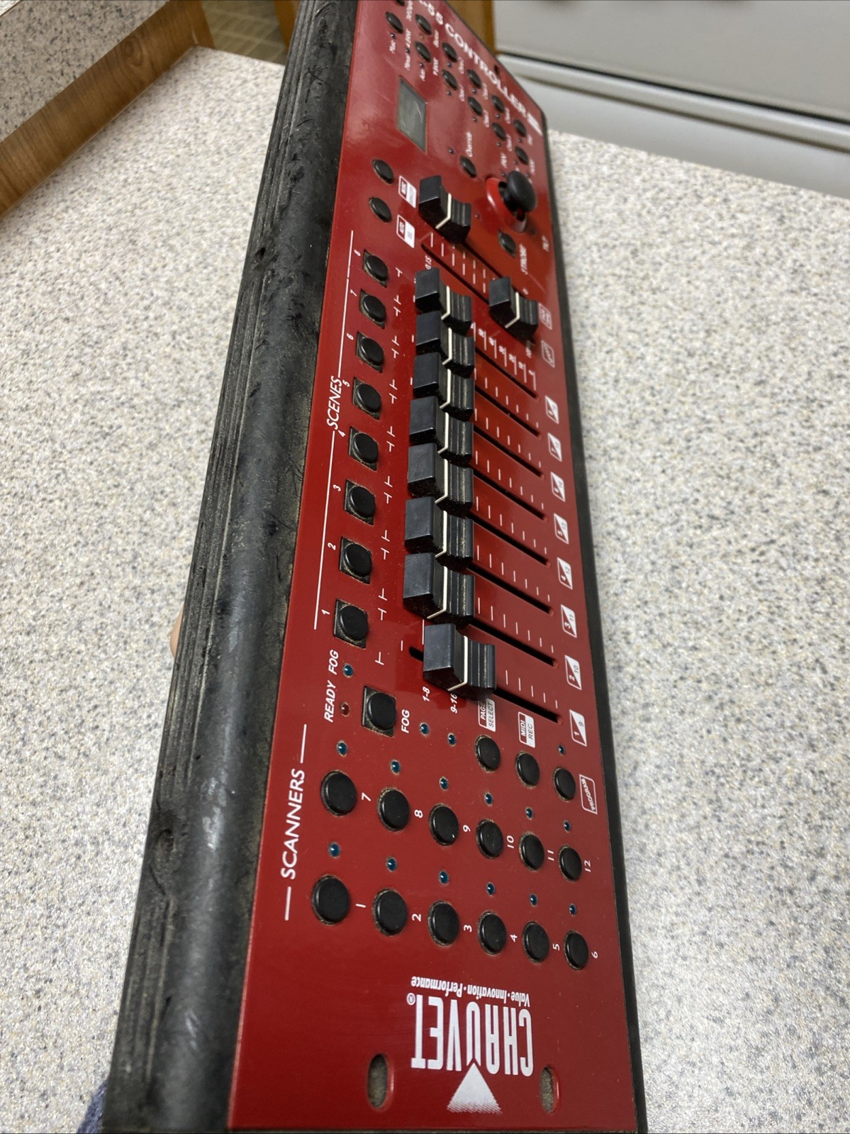 Chauvet DMX-55 Lighting Controller Mixing Desk With MIDI. Rack Mount Powers Up