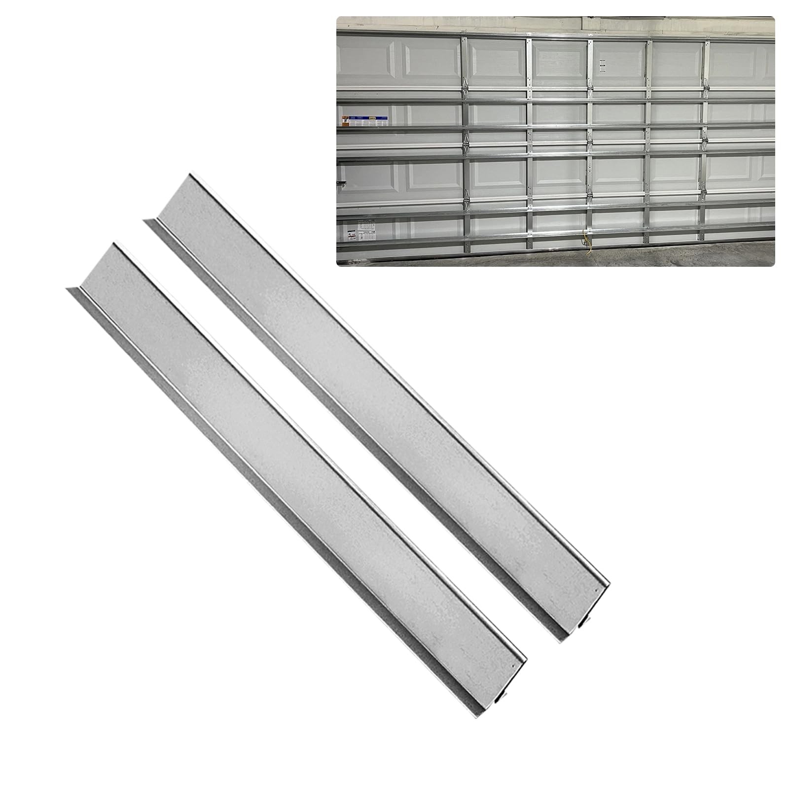 2 PCS 2FT Heavy Duty Garage Door Support Reinforcement Strut Kit Replacement