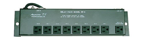 American DJ SRP8 8-Channel Hi-Quality Relay Power Pack For The Sc8 System New