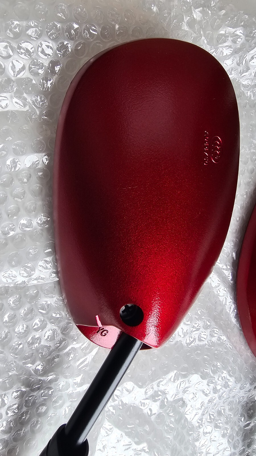 Deluxe Scooter Rear View Mirror Pair for Pride Mobility RED - OPEN BOX