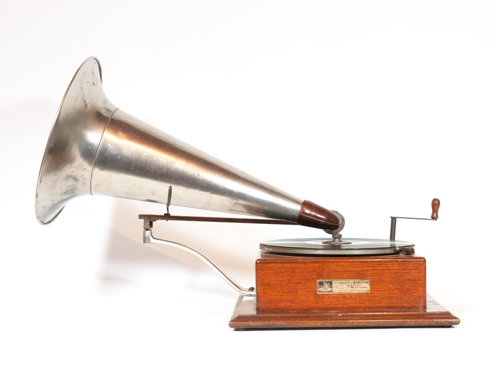 1903 Berliner MJ Gramophone (France) * Beautiful Phonograph * No Replica Parts