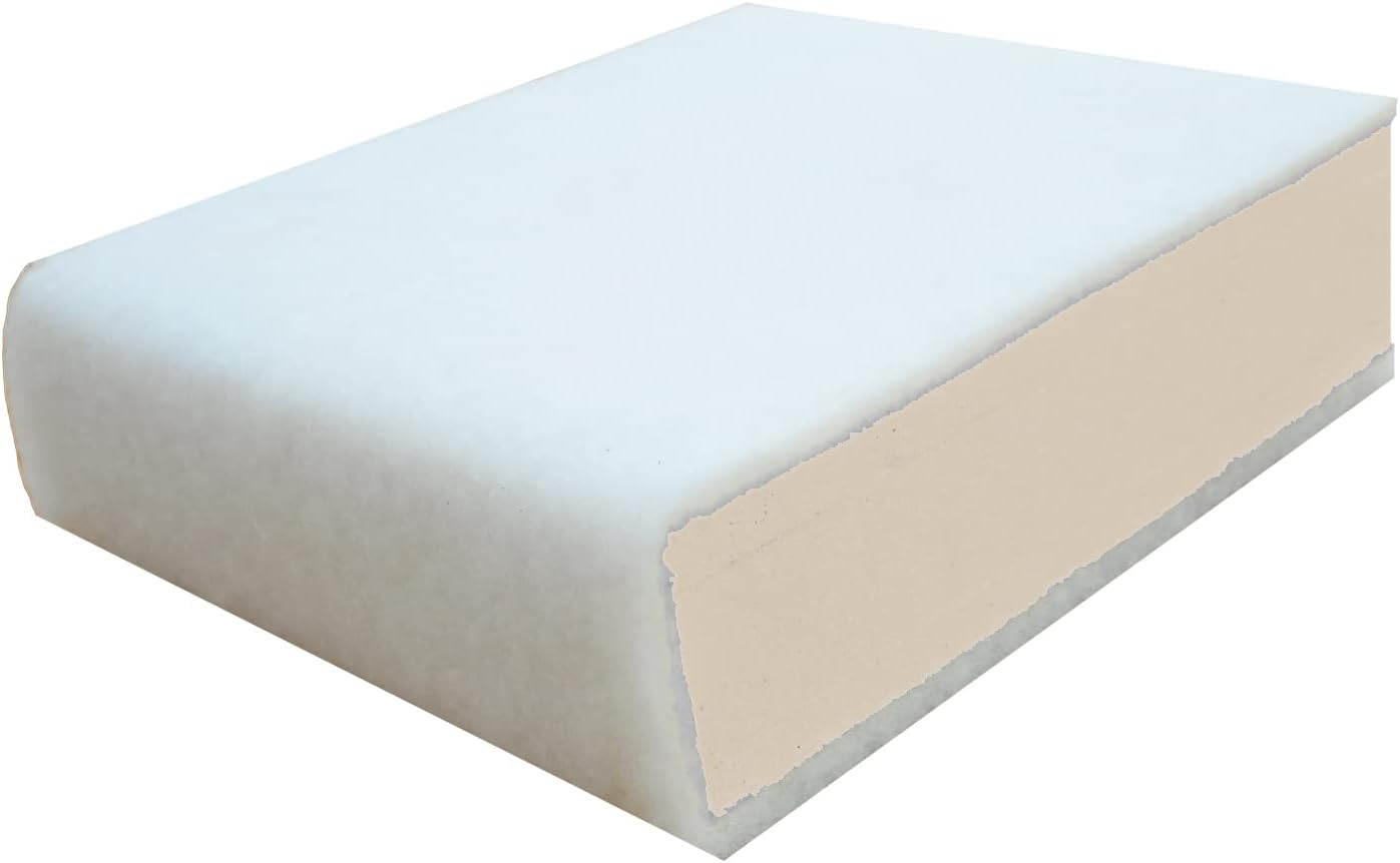 High Density 24x24 Upholstery Foam Cushion for Chairs & Wheelchairs, 6" Thick