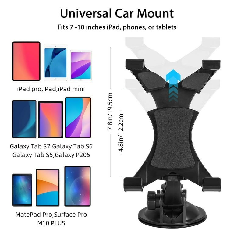 Ipad Silicon Suction Cup Windshield Mount