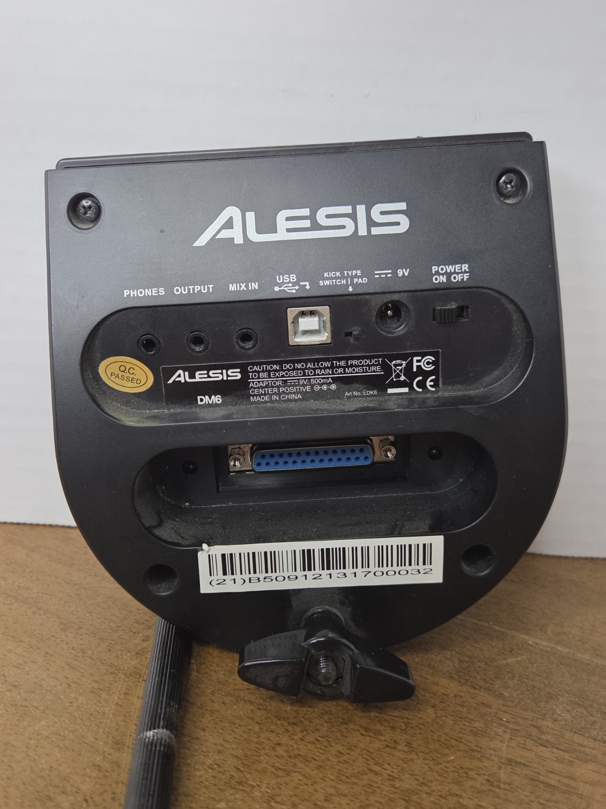 Alesis DM6 Electronic Drum Set Module | Includes Power Supply and Cables Works