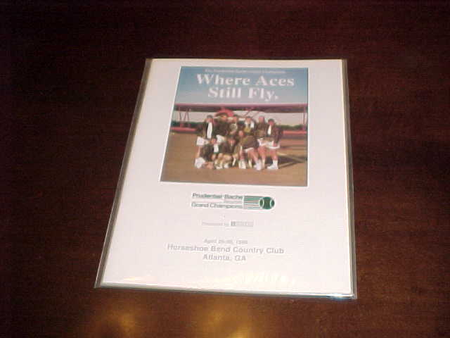 1989 Grand Champions Tennis Program Atlanta, GA