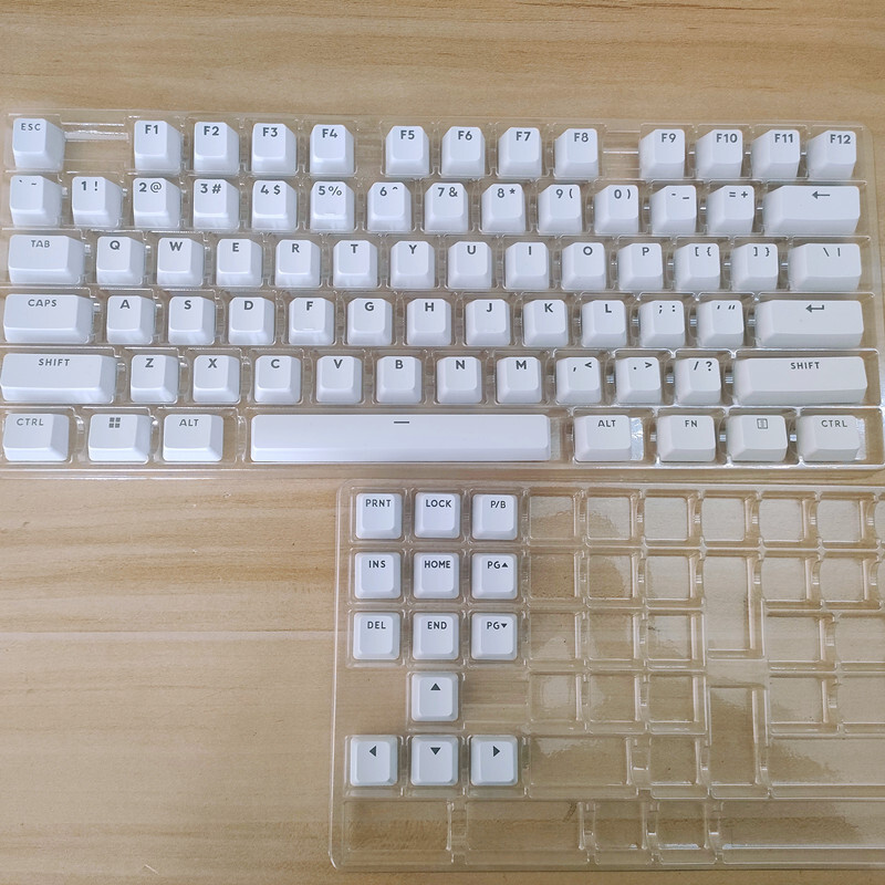 White Replacement keycap for Logitech G715 G713 Wireless Mechanical Keyboard