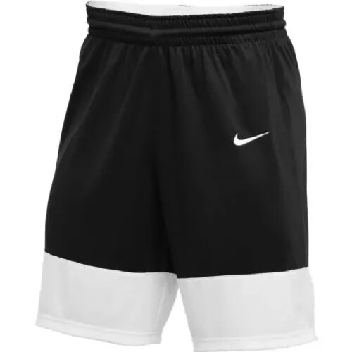 New Nike Mens Large White Navy Basketball Athletic Fit Shorts 171596 AV2127-420