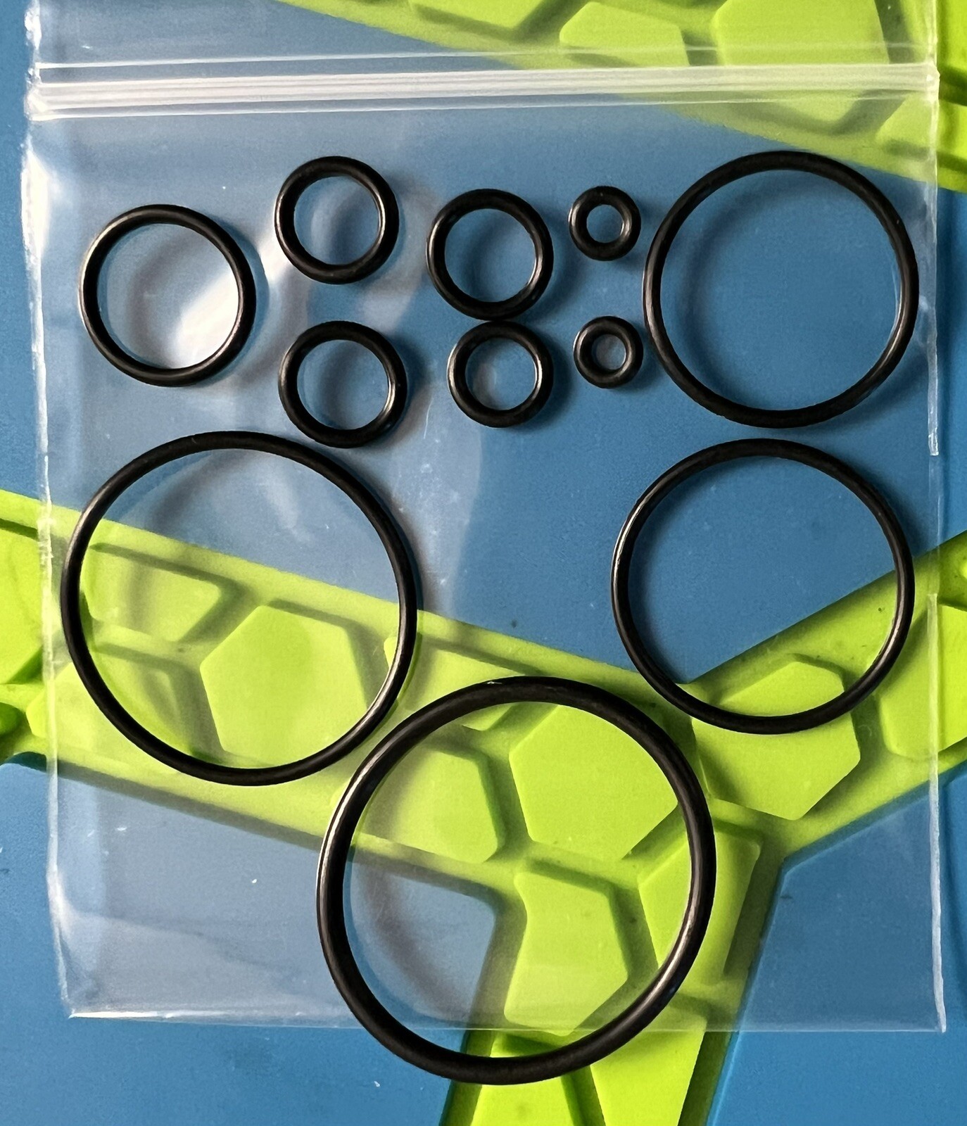 NEW BOB LONG G6R MARKER METRIC O-RING SPARES FULL SET (11) -  PAINTBALL ORINGS