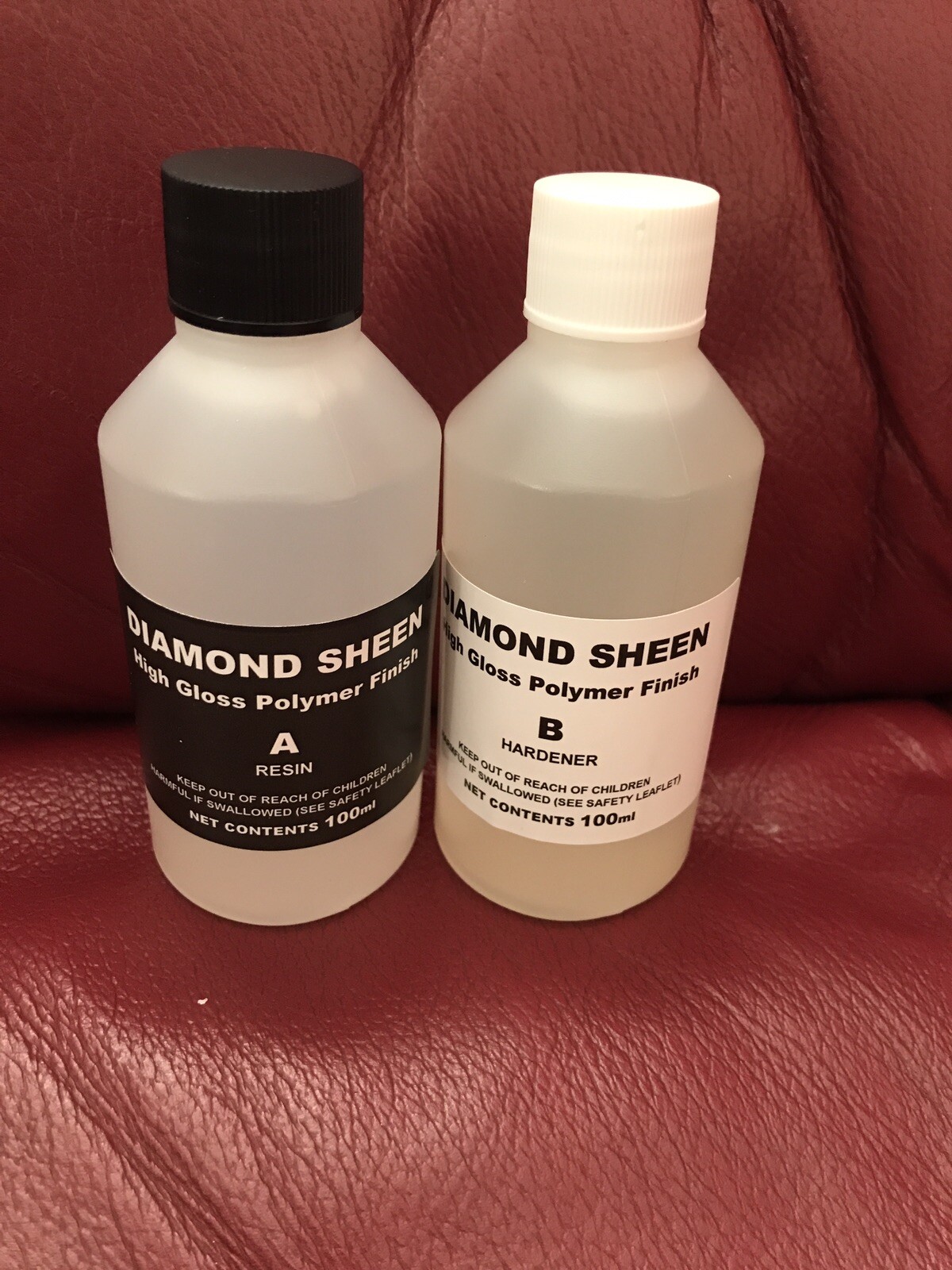 DIAMOND SHEEN 2 Part High Build Polymer Fishing Rod Varnish Epoxy 200ml Kit