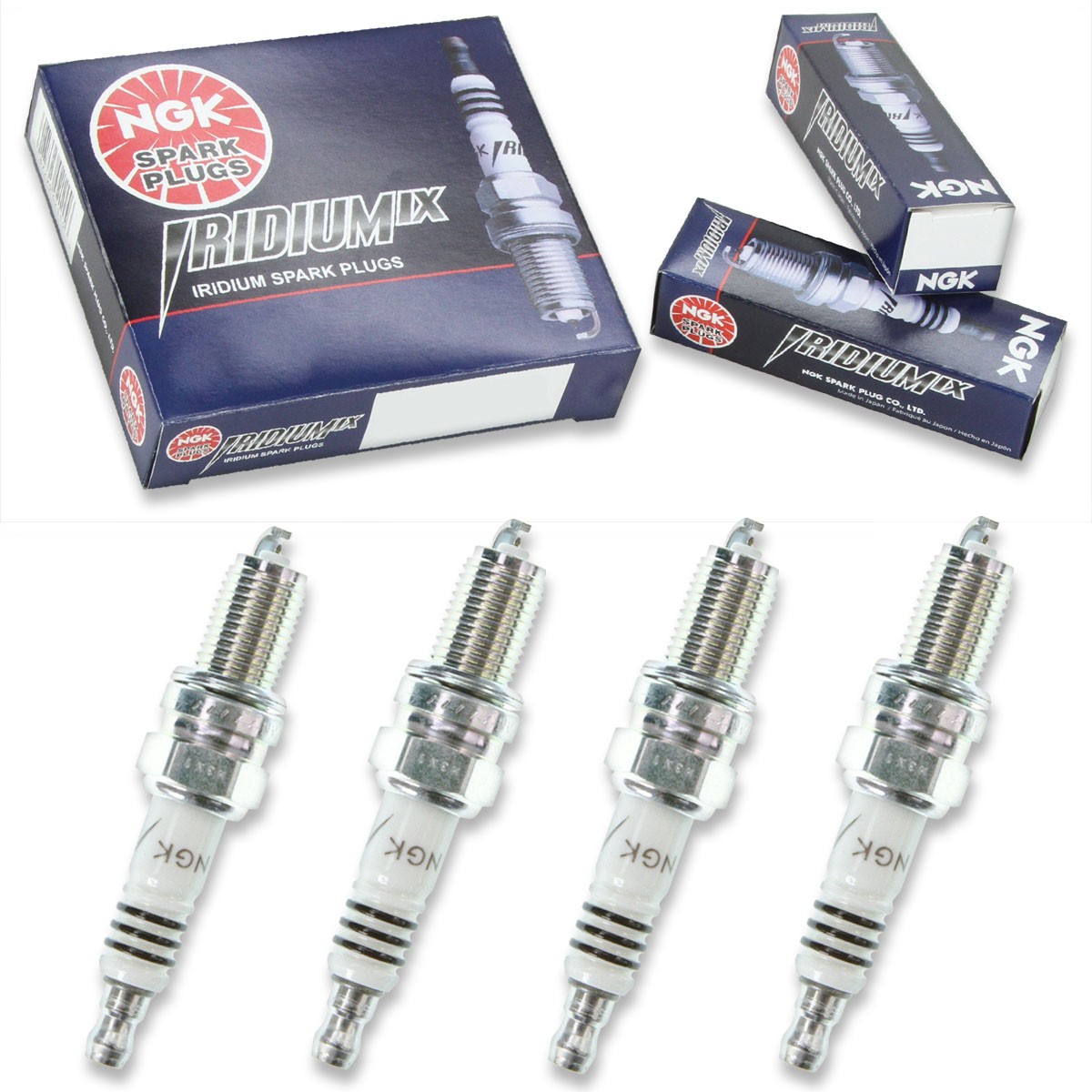 4pcs 2009 Victory Vision Tour Premium NGK Iridium IX Spark Plugs 1731cc gf