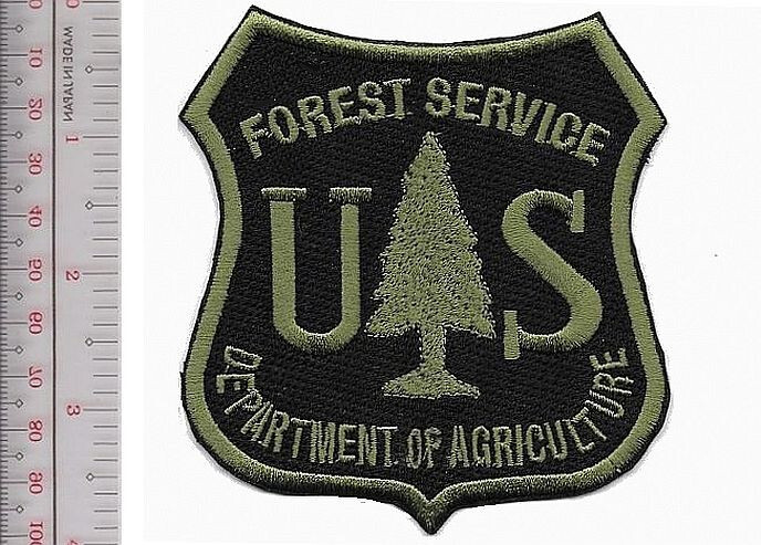 Hot Shot Wildland Fire Crew USFS United States Forest Service Patch vel NO TARIF
