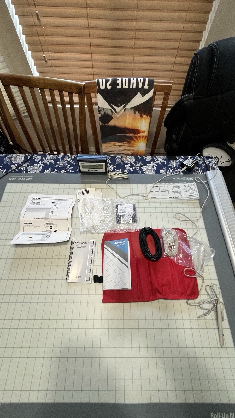 GTCO Roll-Up Digitizer III with Case, Stylus And Quikruler II LCD With Module