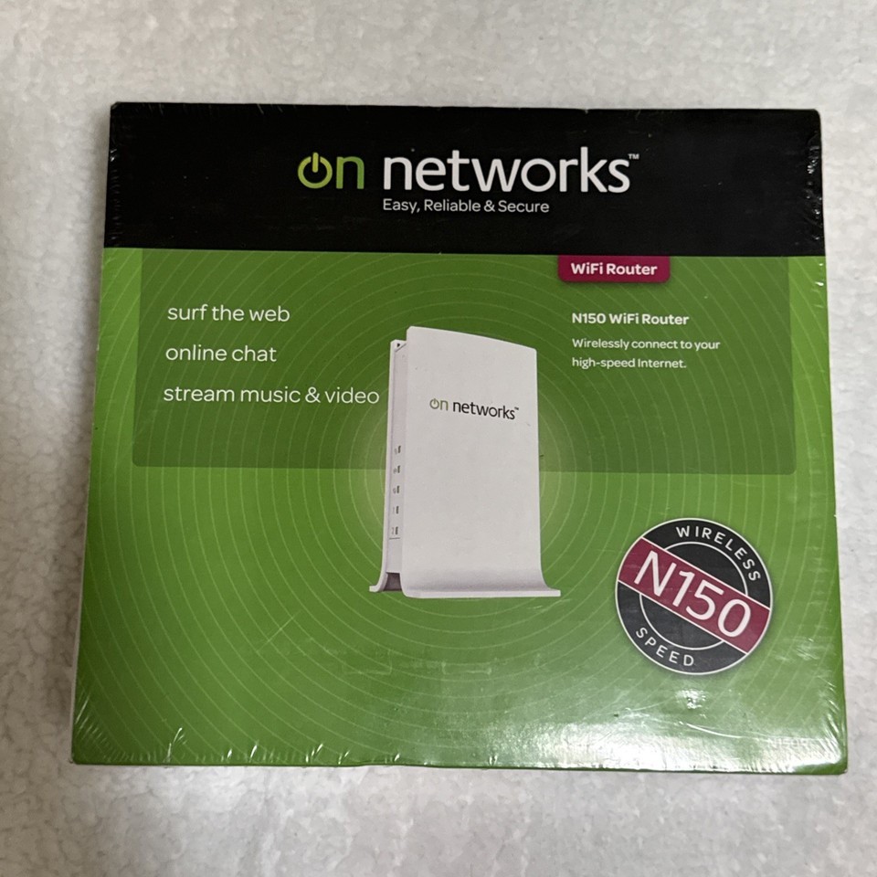On Networks N150 WiFi Router N150R Brand New Factory Sealed Ships Fast