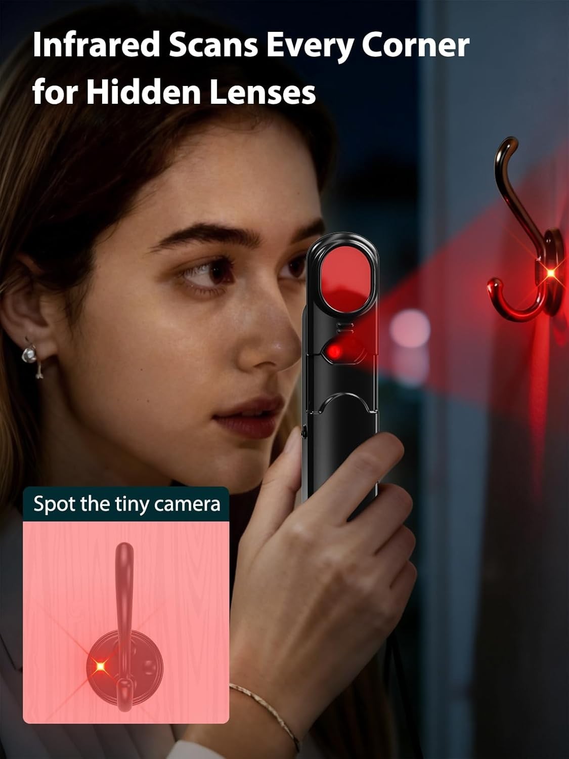 Hidden Camera Detectors, Hidden Devices Detector, Spy Camera Detector, Bug Detec