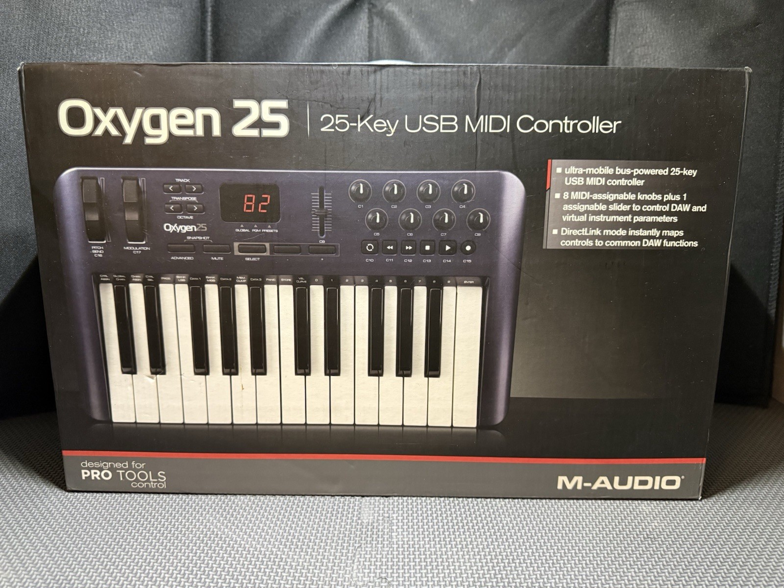 M-Audio Oxygen 25 3rd Gen USB MIDI Keyboard Controller 25-Key DAW Tested Works