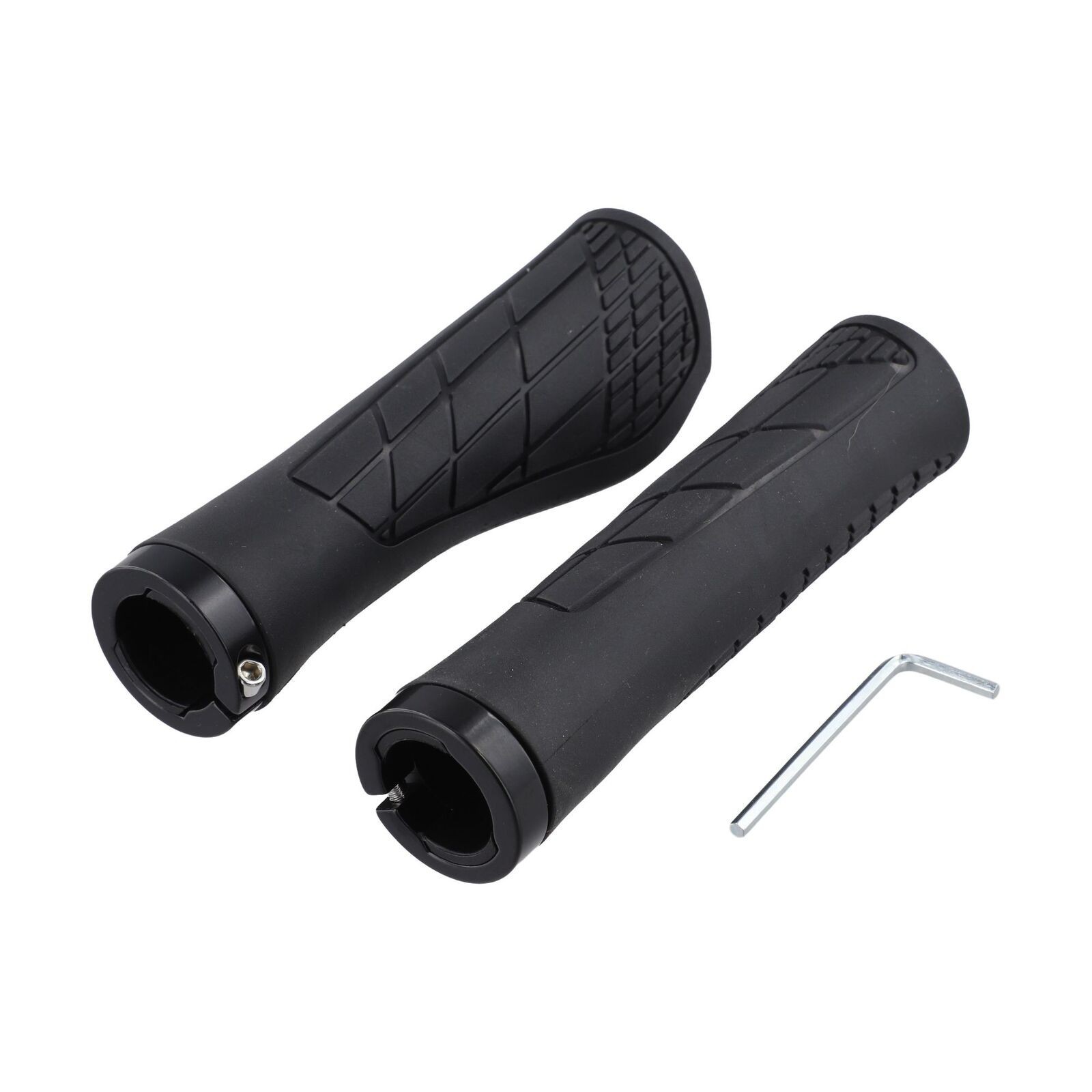 Rubber Bicycle Handlebar Grips Pair NonSlip for 22mm Diameter Handlebars