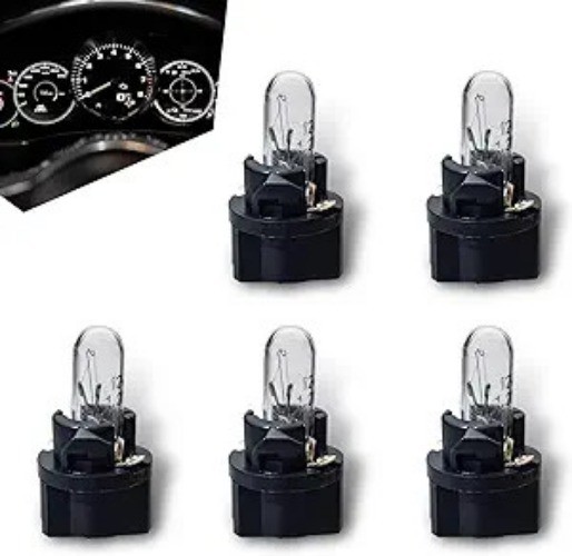 5 PCS Automotive Dashboard Light, High Temperature Resista Color: White #DB401