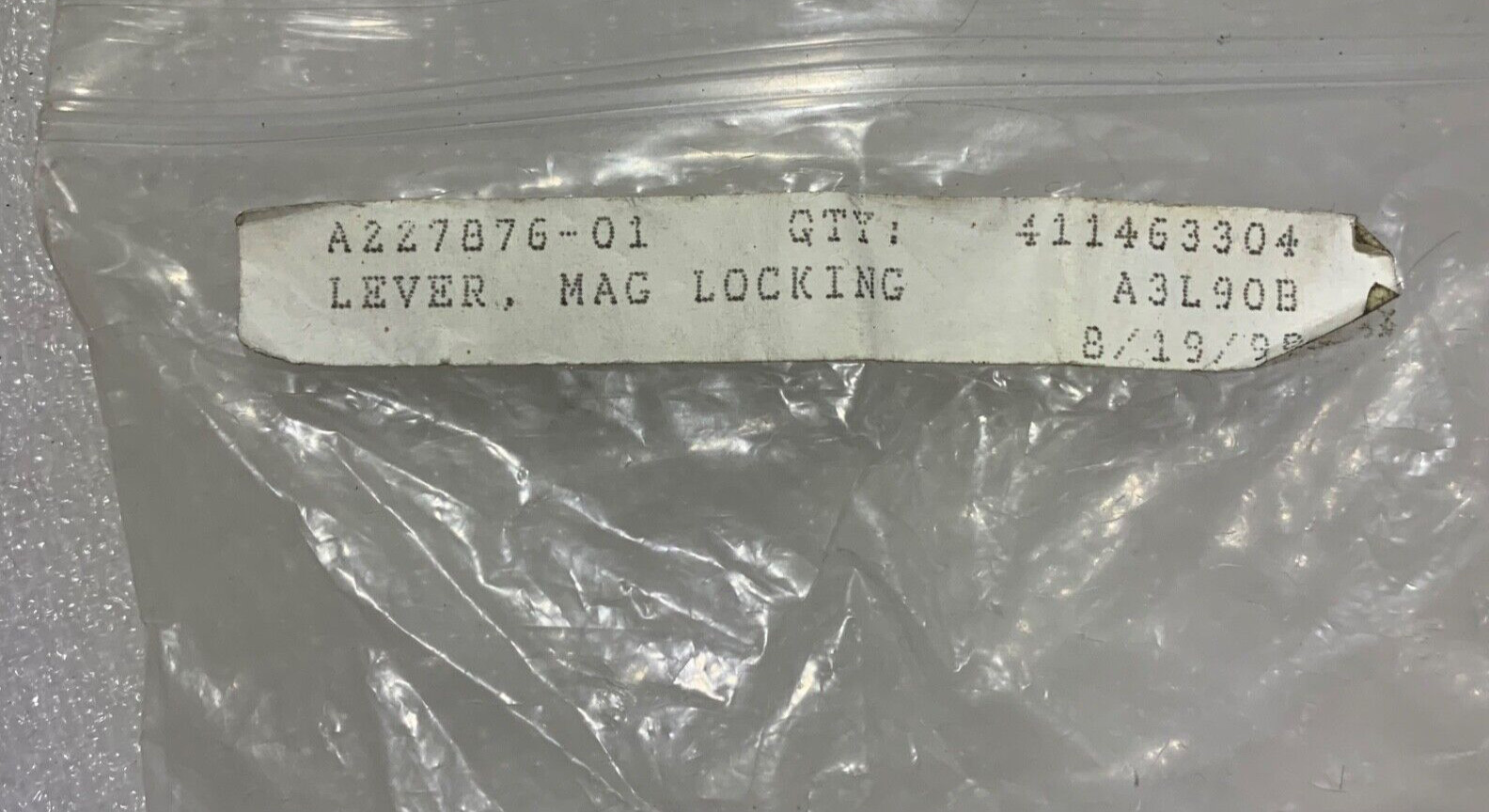OEM NORITSU LEVER MAC LOCKING A227876-01