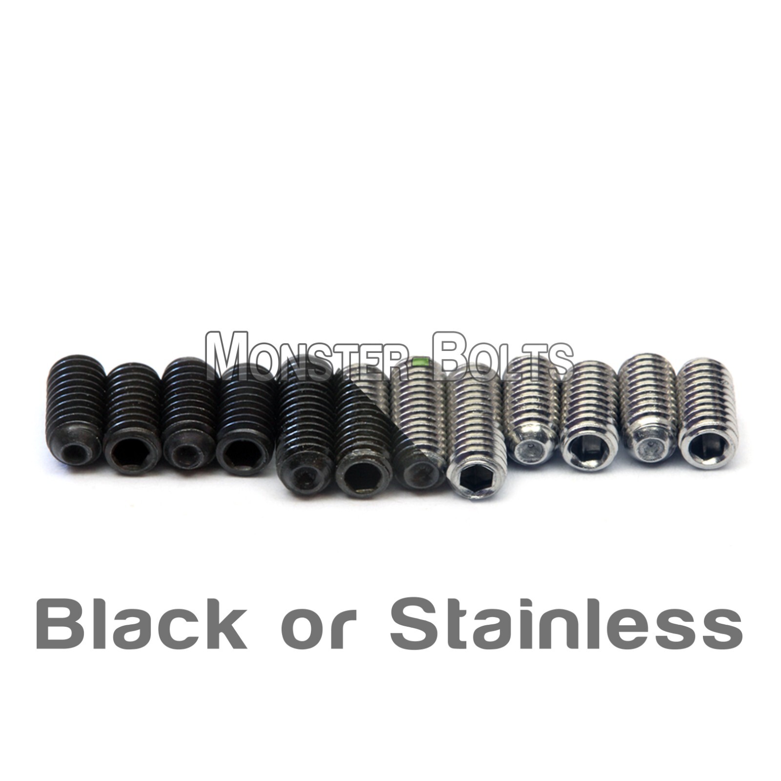 Saddle Bridge Height Screws Set - For Fender Stratocaster, Telecaster M3 / #4-40