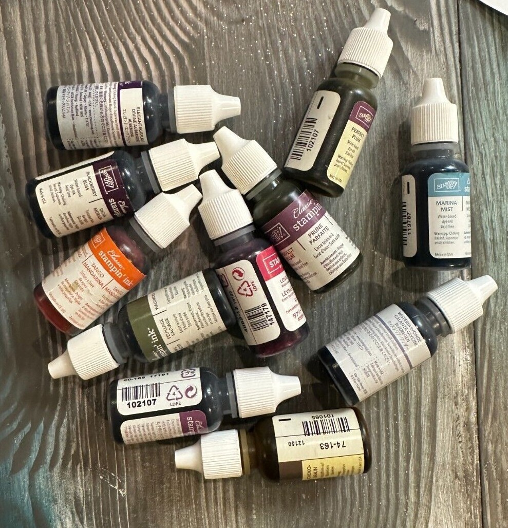Stampin'Up! Classic Ink Refills; Hard to find colors~ choose you favorite!