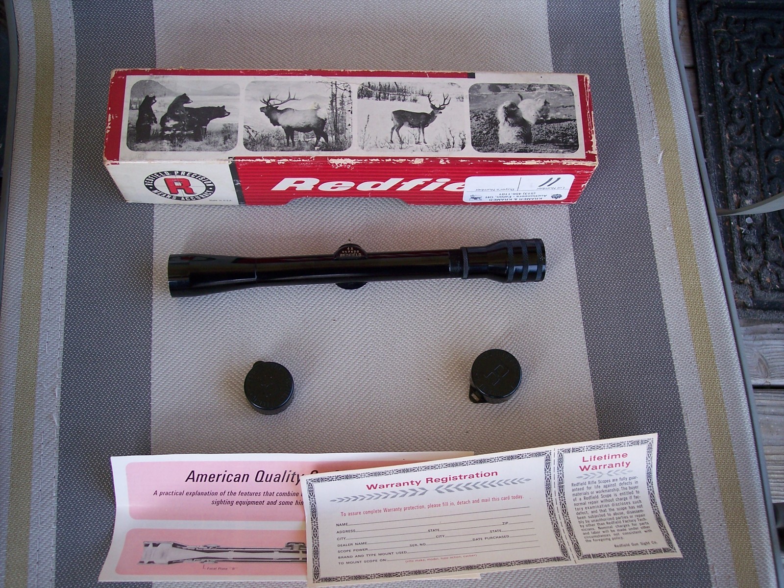 Redfield Rimfire 4x Rifle Scope 3/4" Tube ~USA~ NMIB