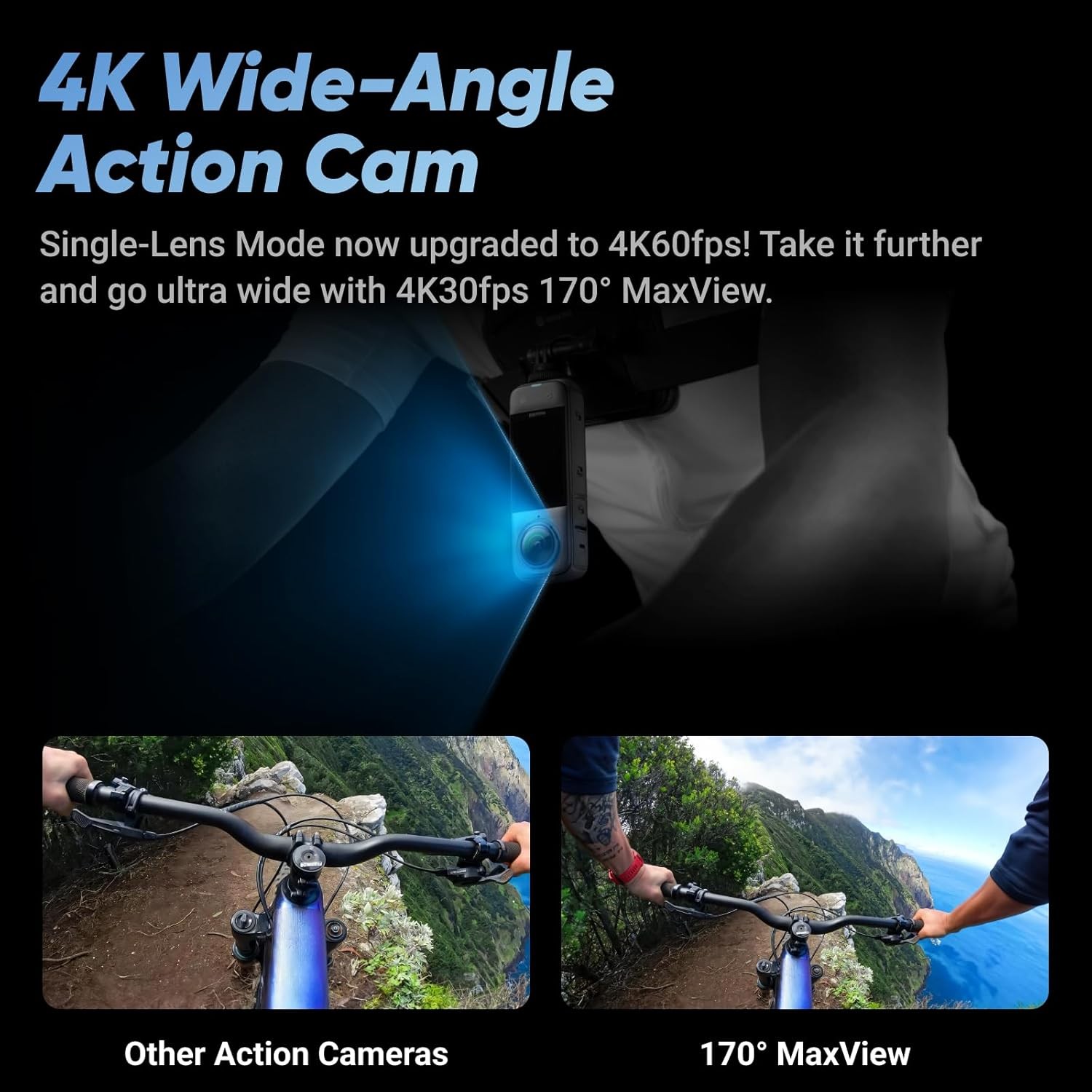 Insta360 X4 8K Waterproof 360 Action Camera 4K Wide Angle Video