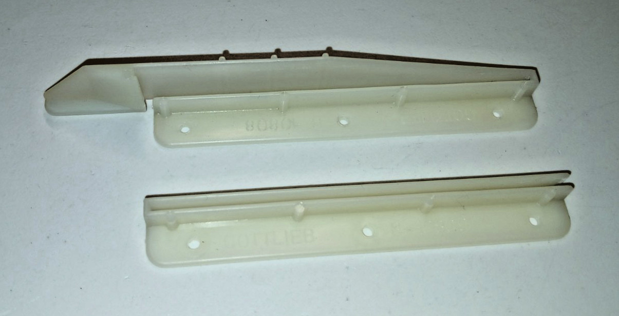 Gottlieb EM Pinball Score Reel Guide Lower and Upper (B-10808 & B-10809)